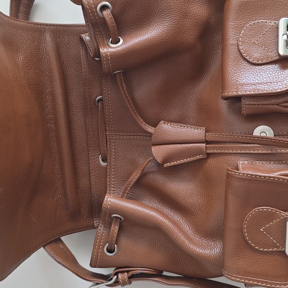 Two Pretty | Full Grain Leather Convertible Backpack main image 15